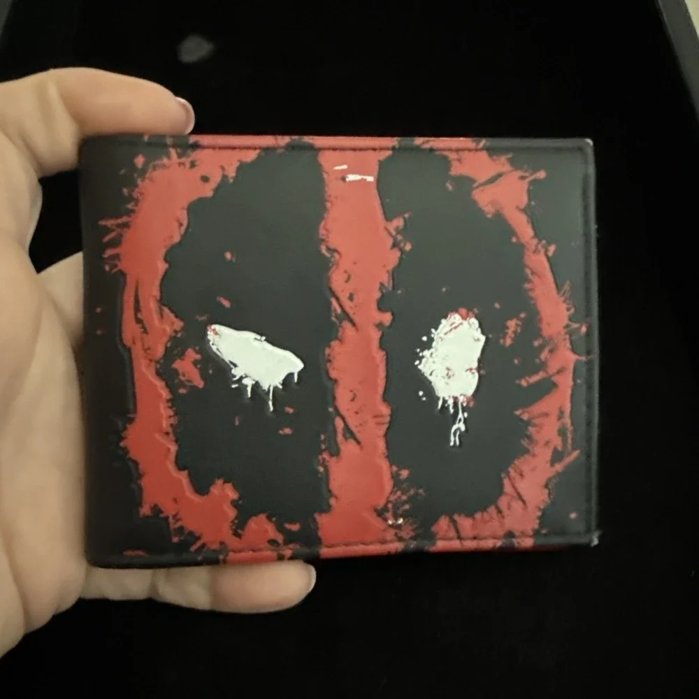 Deadpool Bi-Fold Wallet Marvel Comics X-Force X-Men Insignia‎ Logo New 4726